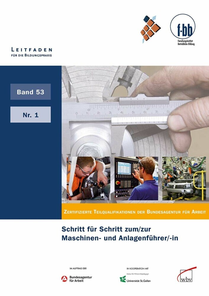 Schritt für Schritt zum/zur Maschinen- und Anlagenführer/-in main product photo