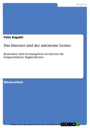 Das Internet und der autonome Lerner