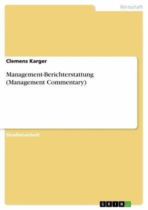 Management-Berichterstattung (Management Commentary)