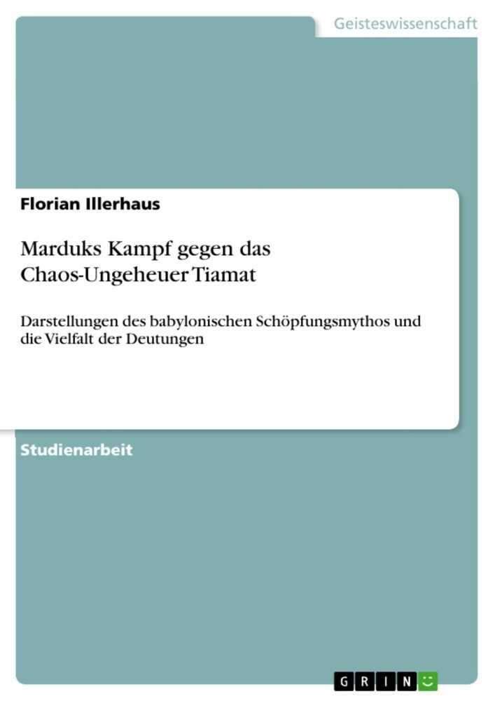 Marduks Kampf gegen das Chaos-Ungeheuer Tiamat main product photo