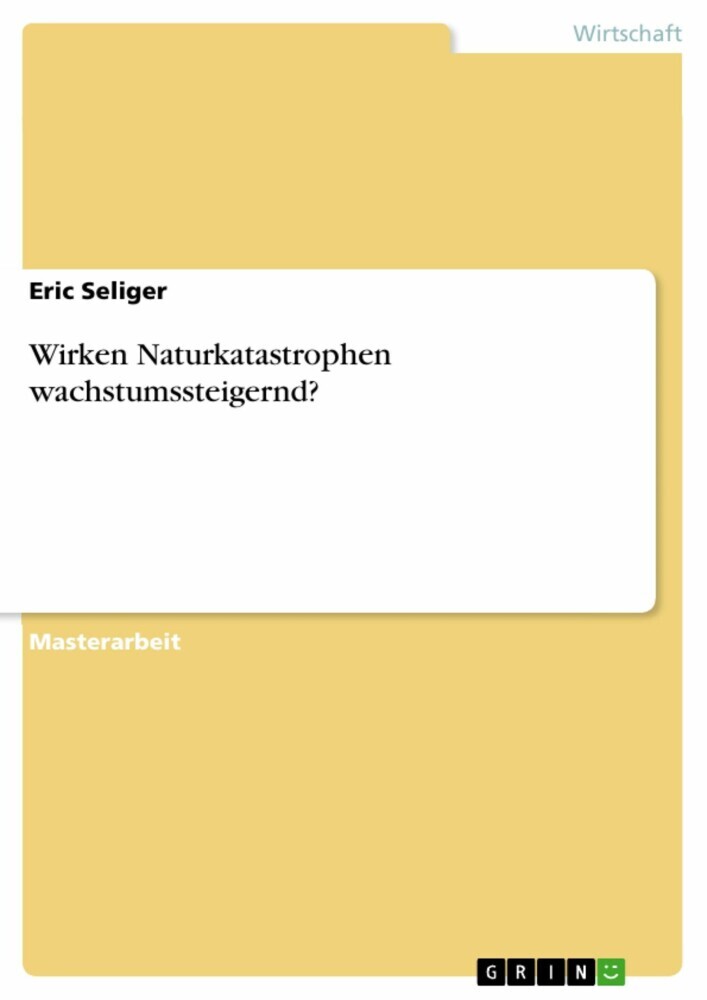 Wirken Naturkatastrophen wachstumssteigernd? main product photo