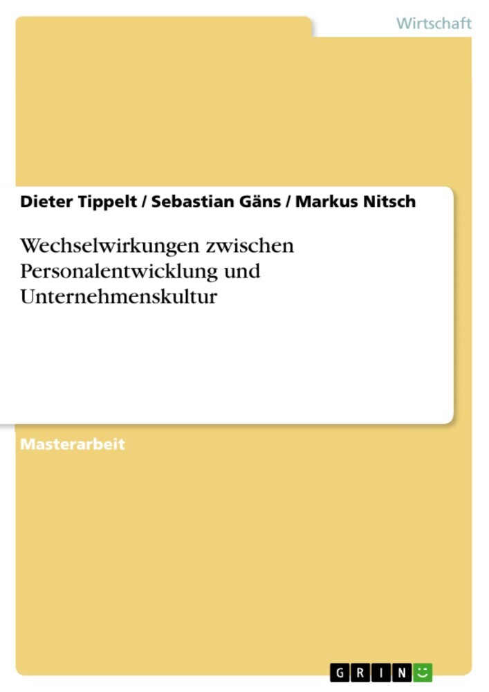 Wechselwirkungen zwischen Personalentwicklung und Unternehmenskultur main product photo