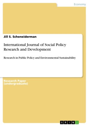 International Journal of Social Policy Research and Development