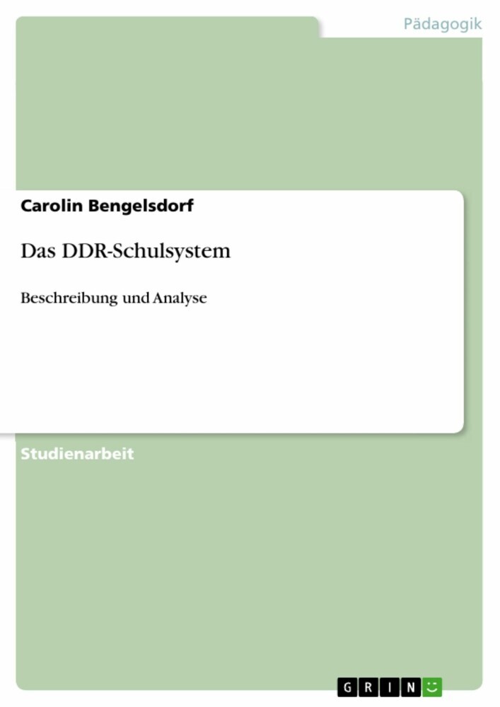 Das DDR-Schulsystem main product photo