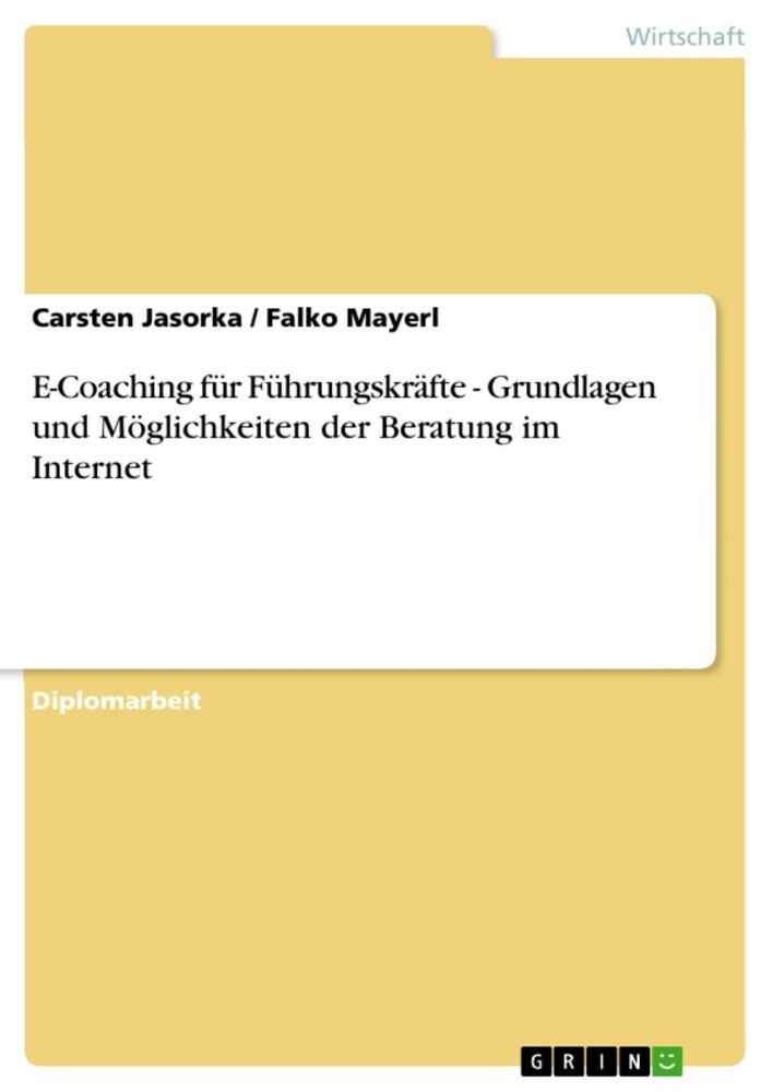 E-Coaching für Führungskräfte - Grundlagen und Möglichkeiten der Beratung im Internet main product photo