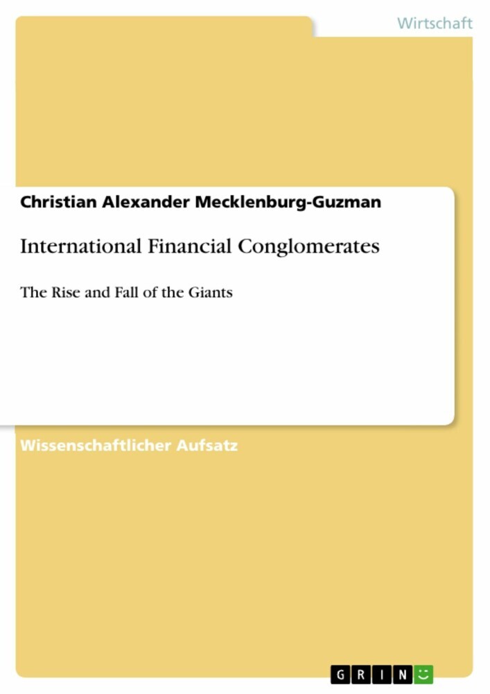 International Financial Conglomerates main product photo