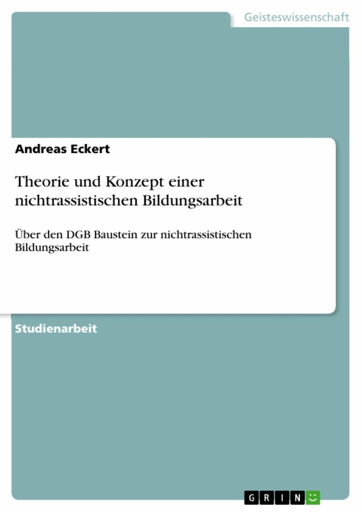 Theorie und Konzept einer nichtrassistischen Bildungsarbeit main product photo