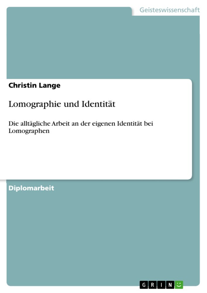 Lomographie und Identität main product photo
