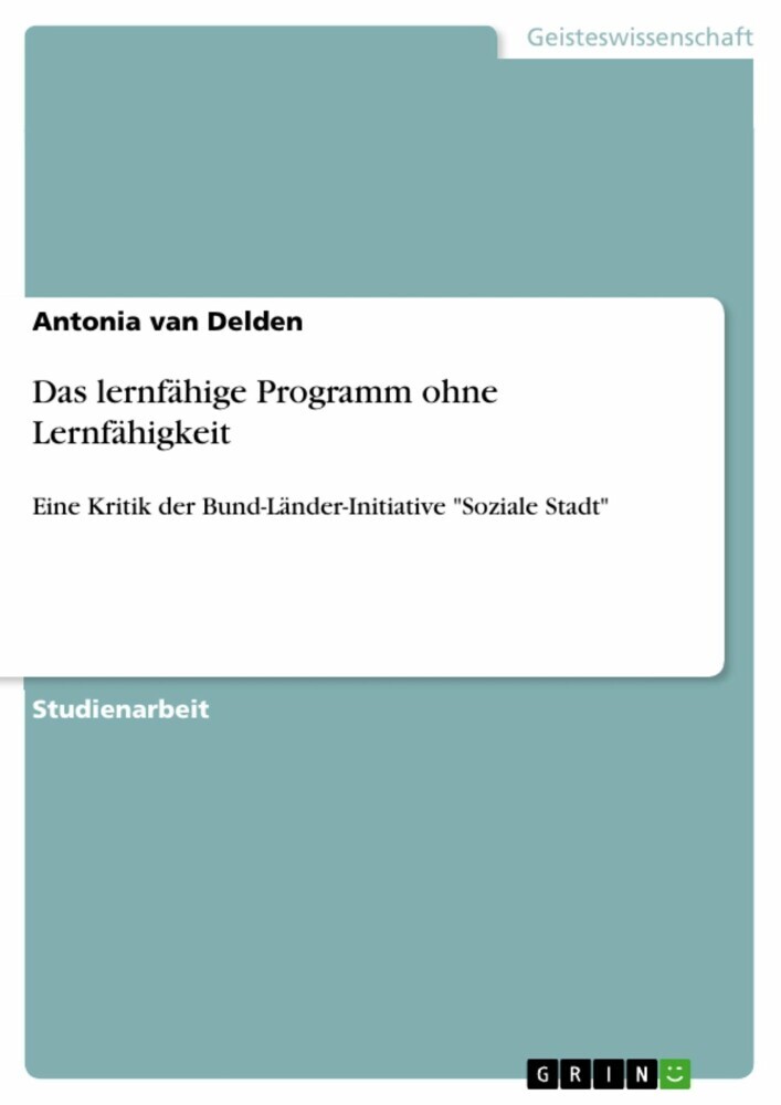 Das lernfähige Programm ohne Lernfähigkeit main product photo