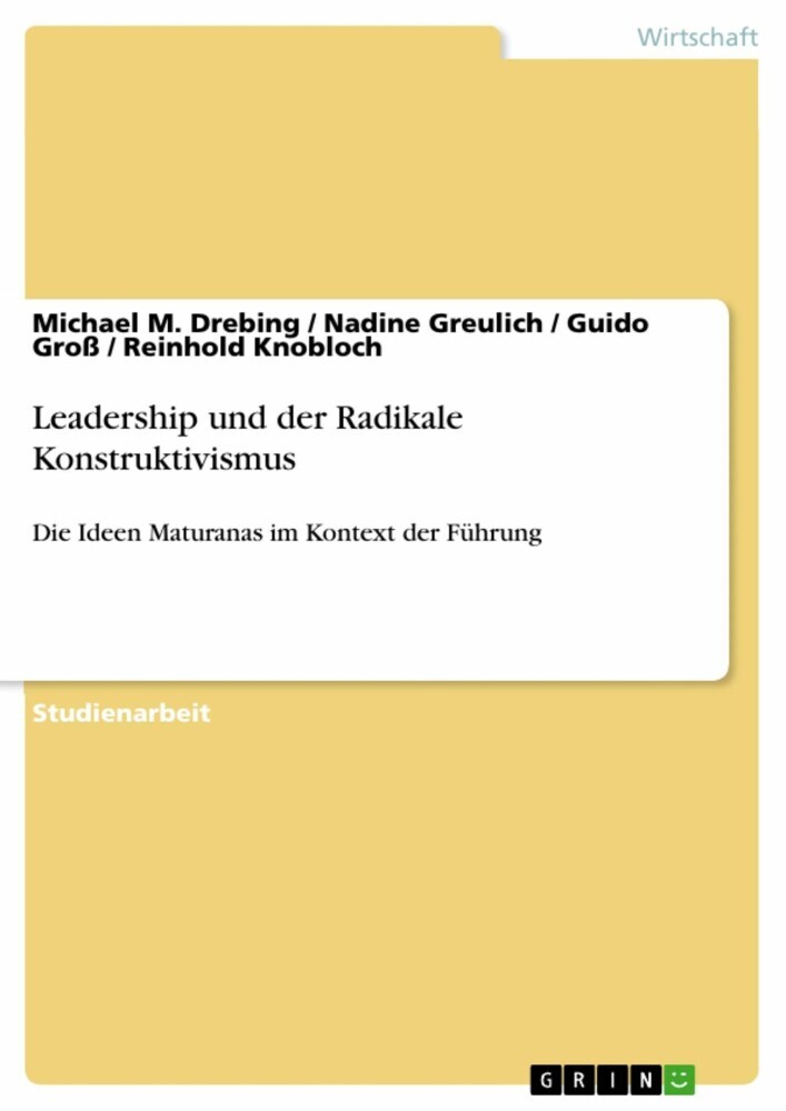Leadership und der Radikale Konstruktivismus main product photo