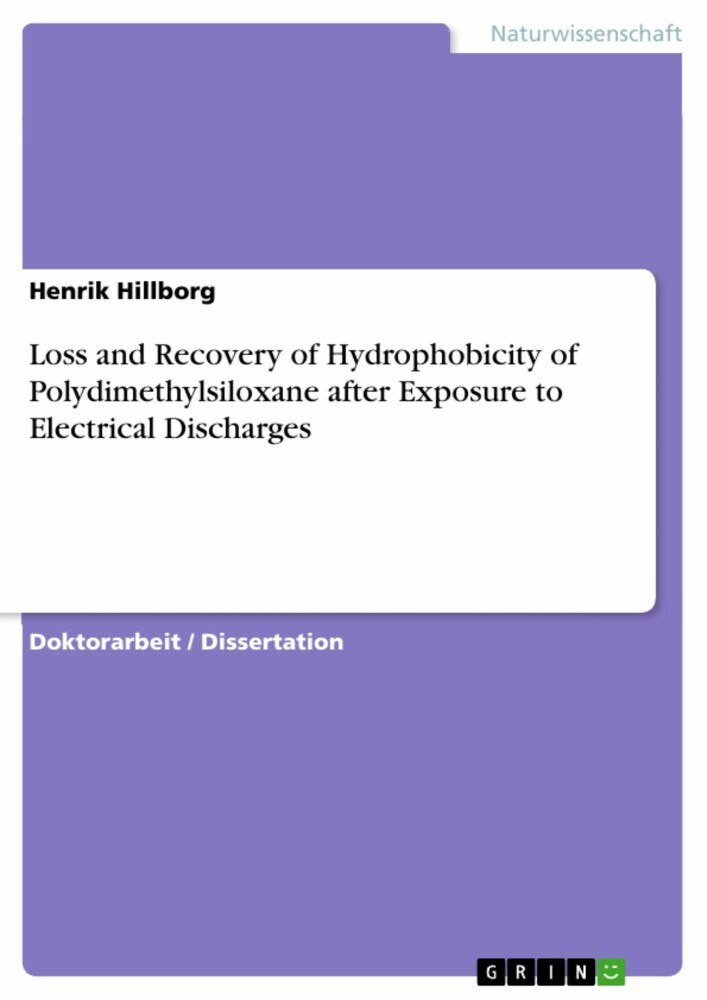Loss and Recovery of Hydrophobicity of Polydimethylsiloxane after Exposure to Electrical Discharges main product photo