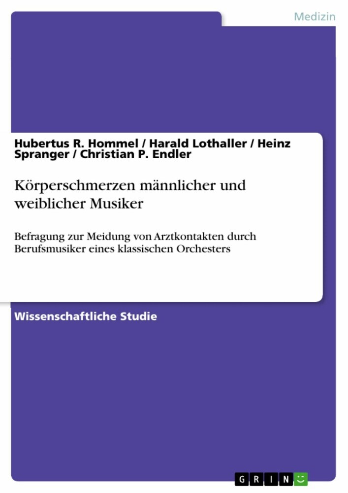 Körperschmerzen männlicher und weiblicher Musiker main product photo