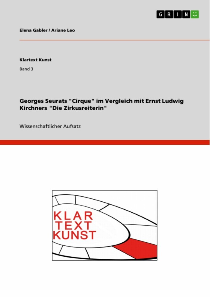 Georges Seurats 'Cirque' im Vergleich mit Ernst Ludwig Kirchners 'Die Zirkusreiterin' main product photo