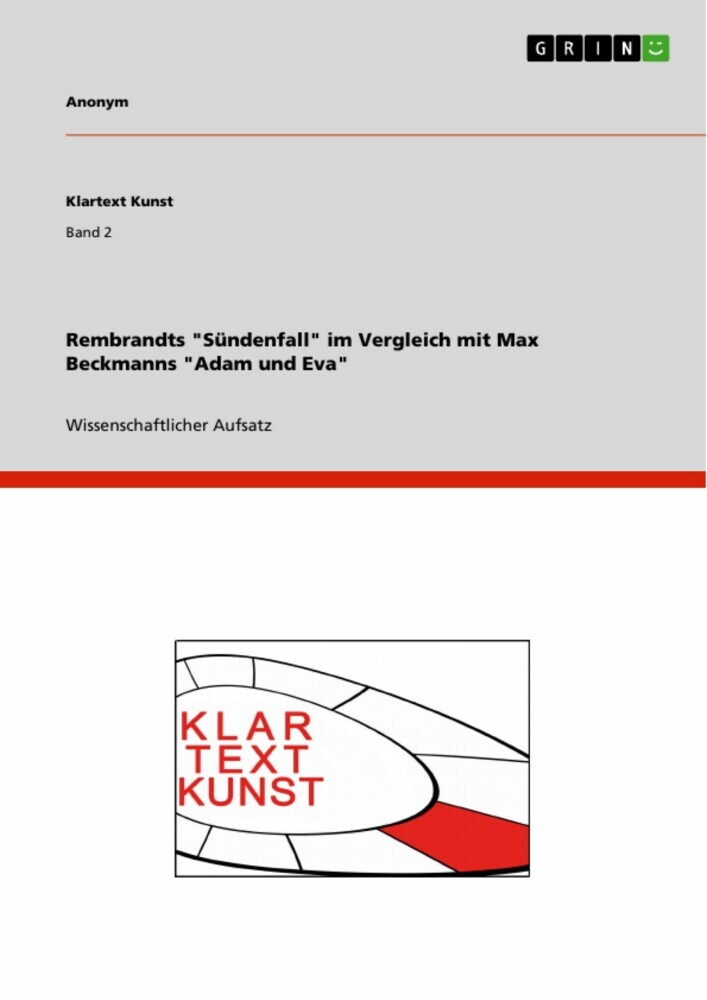 Rembrandts 'Sündenfall' im Vergleich mit Max Beckmanns 'Adam und Eva' main product photo