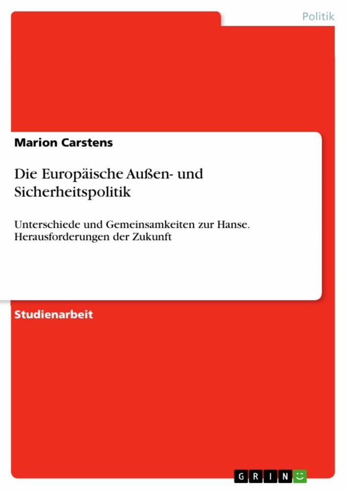 Die Europäische Außen- und Sicherheitspolitik main product photo