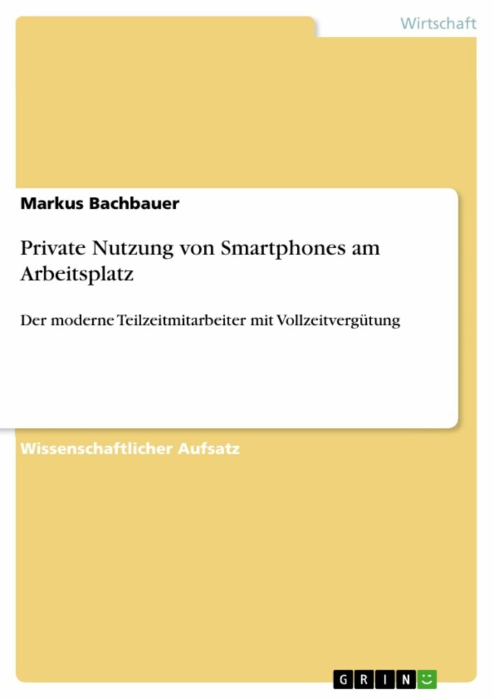 Private Nutzung von Smartphones am Arbeitsplatz main product photo