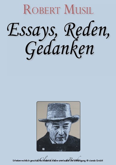 Robert Musil - Essays, Reden, Gedanken main product photo