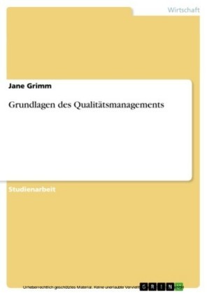 Grundlagen des Qualitätsmanagements