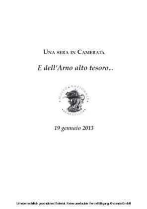 Una sera in Camerata