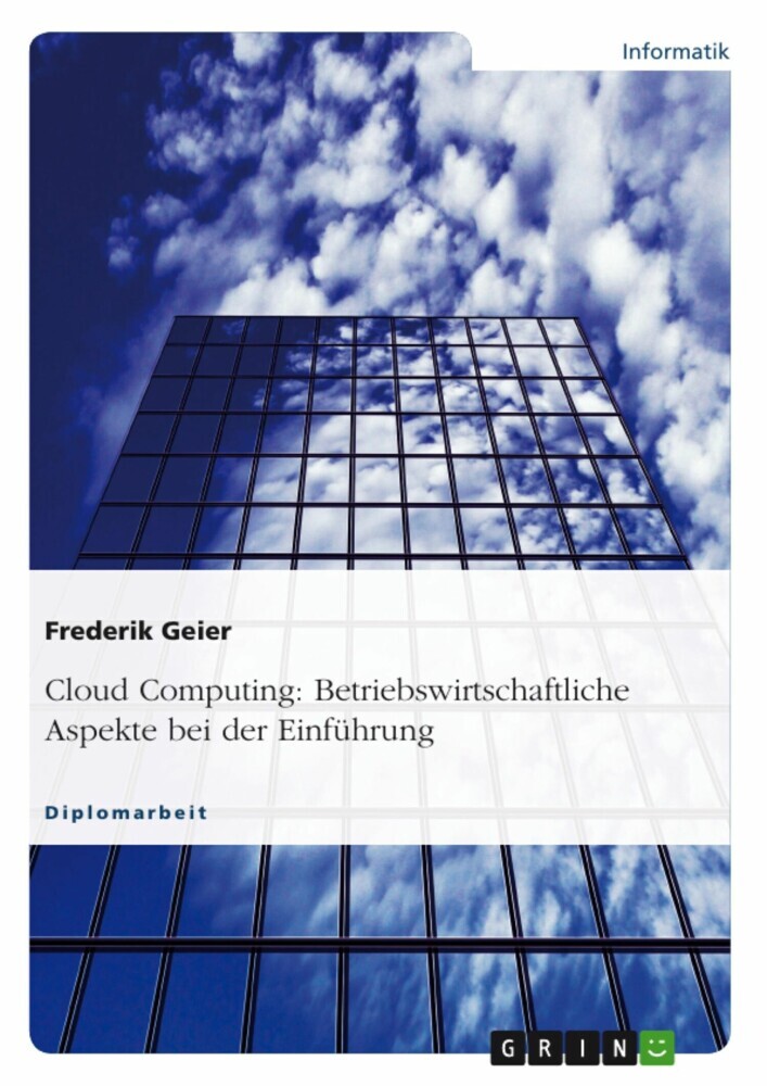 Cloud Computing: Betriebswirtschaftliche Aspekte bei der Einführung main product photo