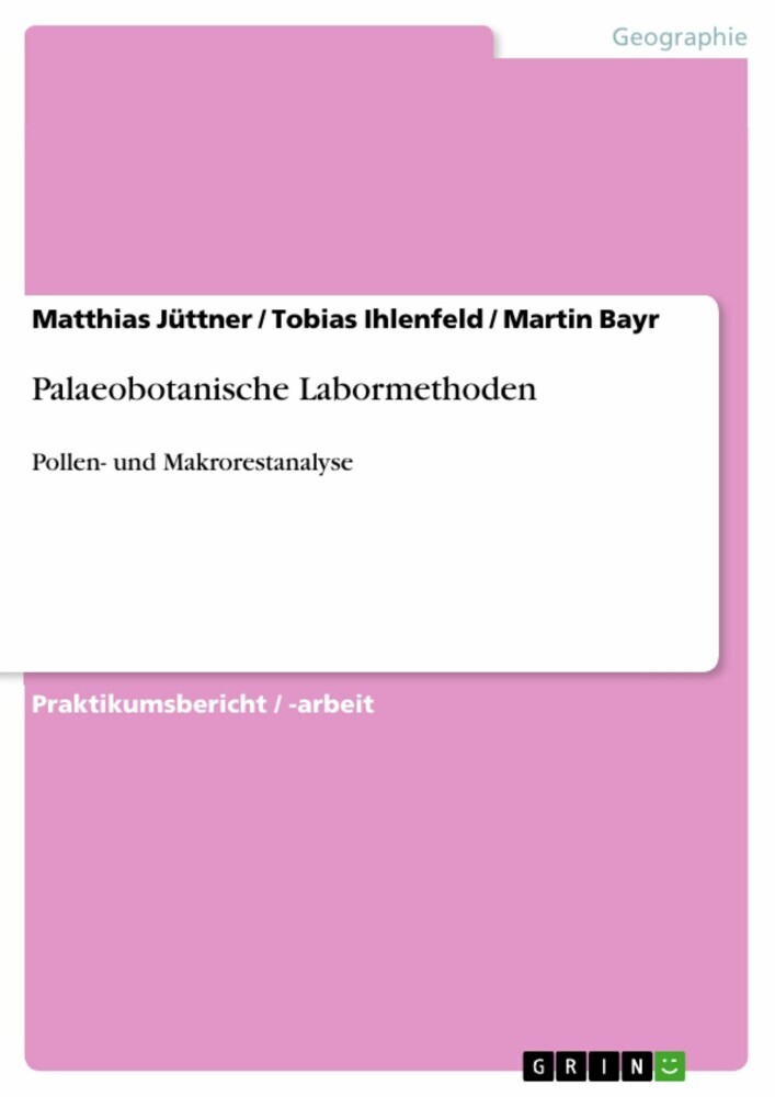 Palaeobotanische Labormethoden main product photo