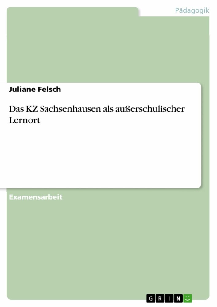 Das KZ Sachsenhausen als außerschulischer Lernort main product photo
