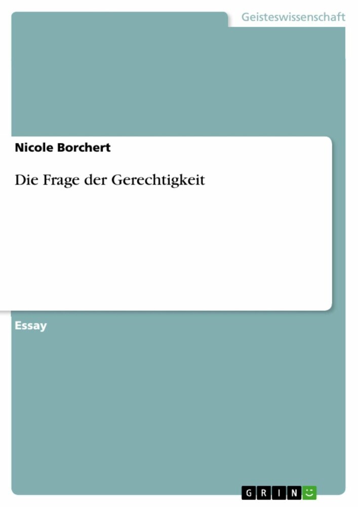 Die Frage der Gerechtigkeit main product photo