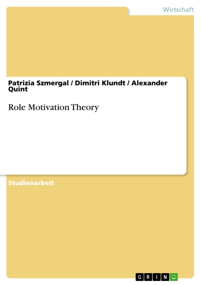 Role Motivation Theory main product photo