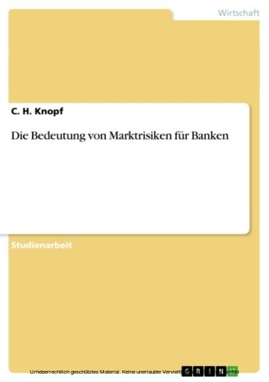 Die Bedeutung von Marktrisiken für Banken main product photo