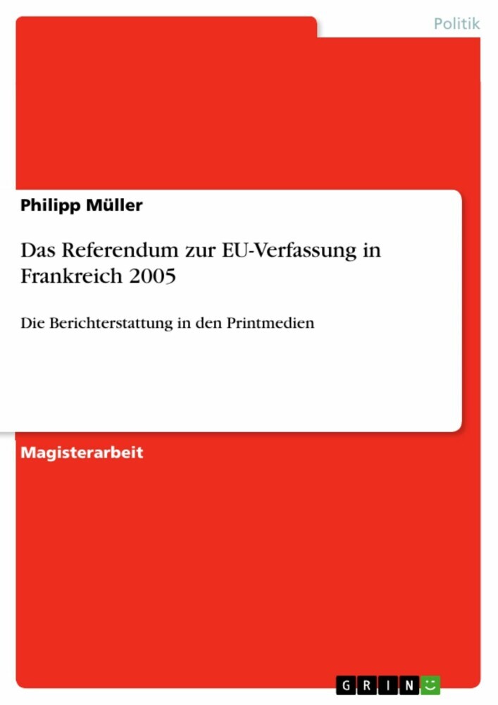Das Referendum zur EU-Verfassung in Frankreich 2005 main product photo