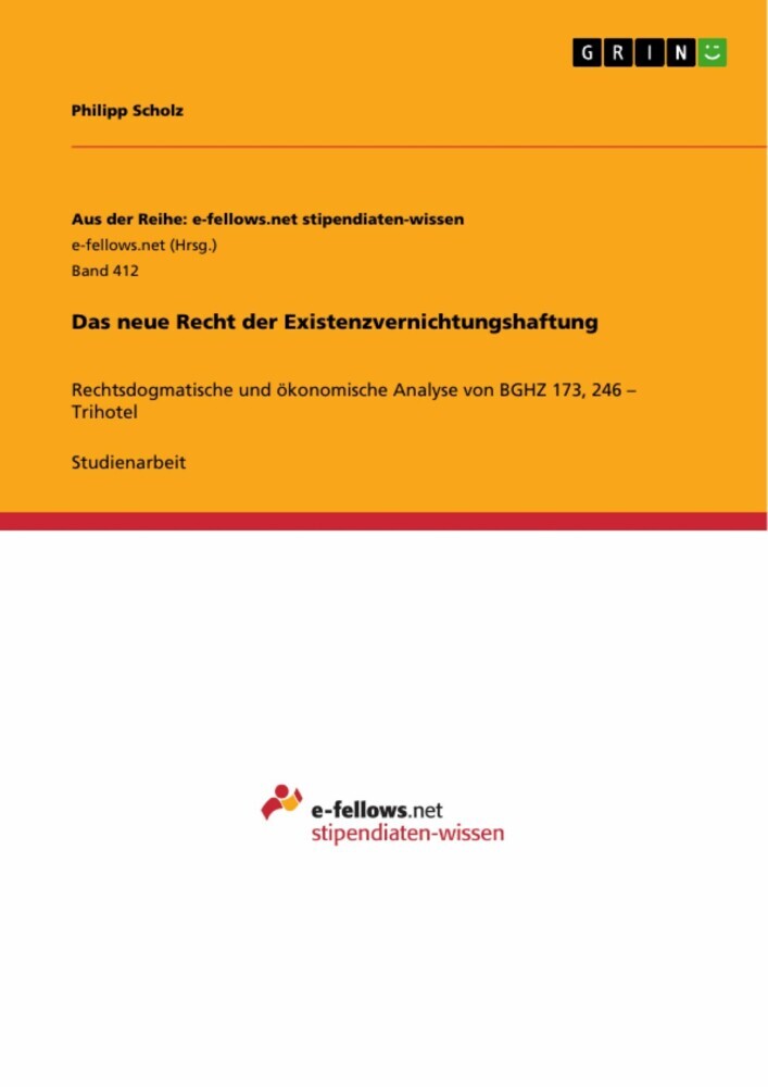Das neue Recht der Existenzvernichtungshaftung main product photo