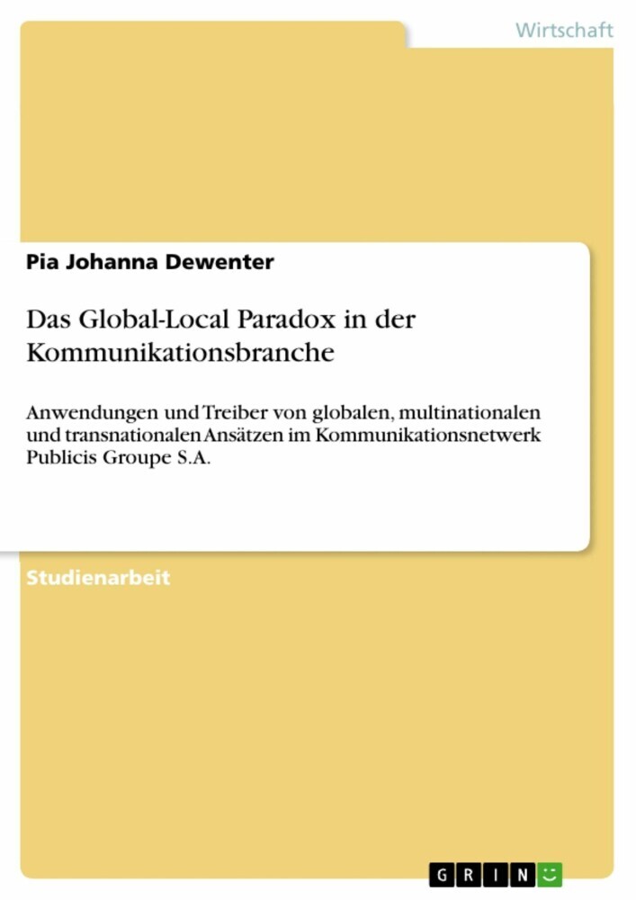 Das Global-Local Paradox in der Kommunikationsbranche main product photo