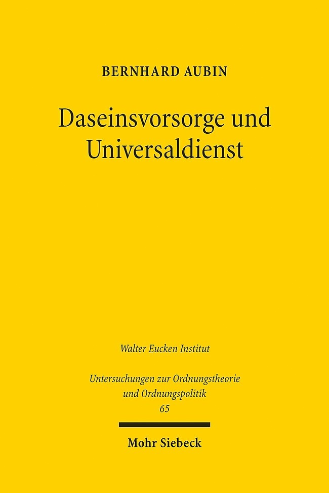 Daseinsvorsorge und Universaldienst main product photo