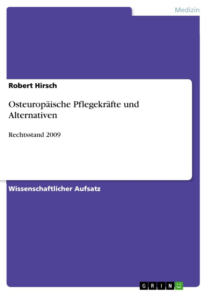 Osteuropäische Pflegekräfte und Alternativen main product photo