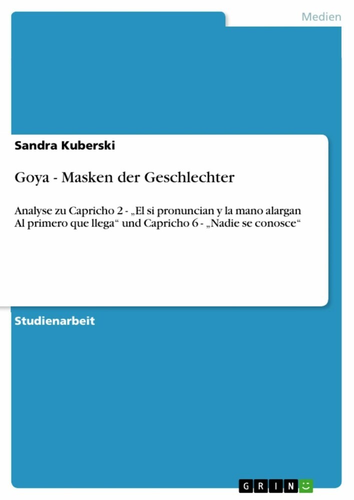 Goya - Masken der Geschlechter main product photo