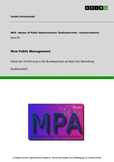 New Public Management main product photo