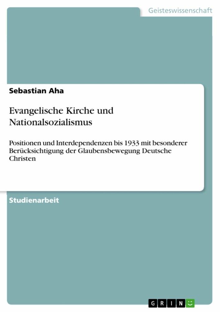 Evangelische Kirche und Nationalsozialismus main product photo