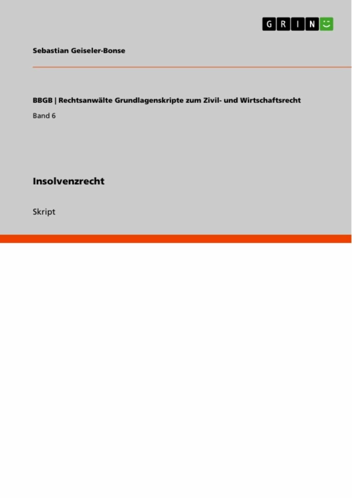 Insolvenzrecht main product photo