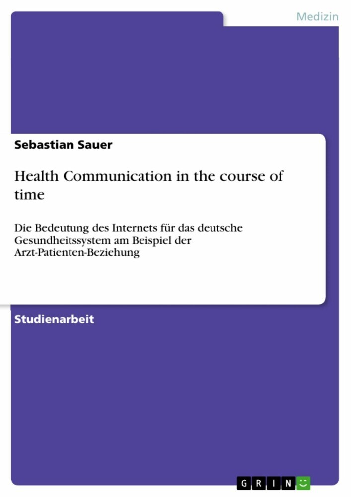 Health Communication in the course of time main product photo