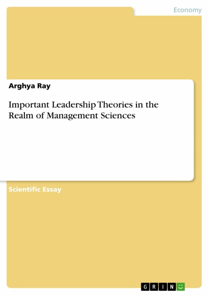 Important Leadership Theories in the Realm of Management Sciences main product photo