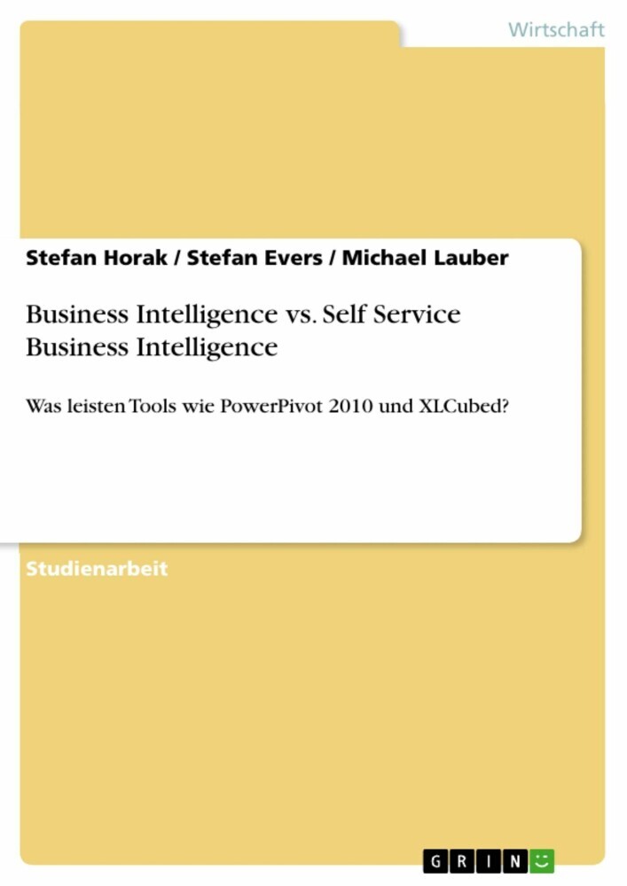 Business Intelligence vs. Self Service Business Intelligence main product photo