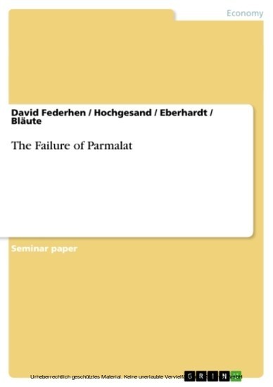 The Failure of Parmalat main product photo