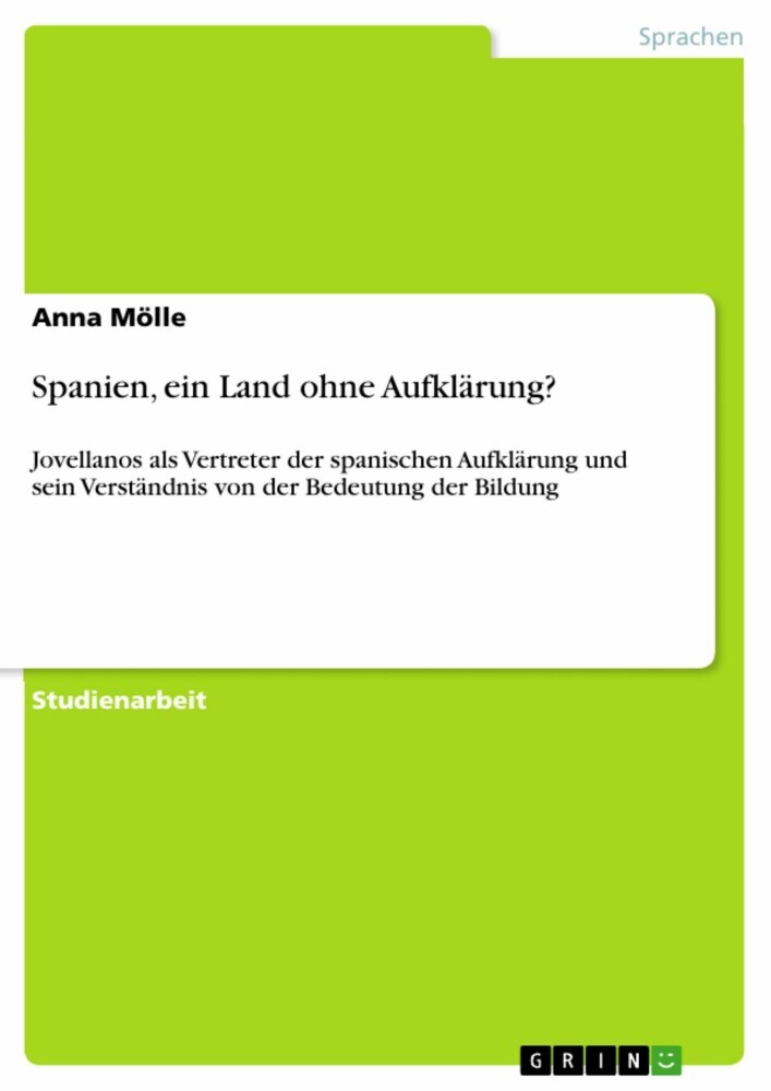 Spanien, ein Land ohne Aufklärung? main product photo