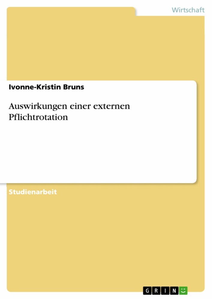 Auswirkungen einer externen Pflichtrotation main product photo