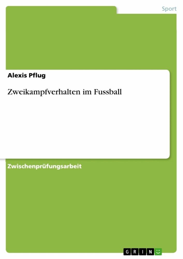 Zweikampfverhalten im Fussball main product photo