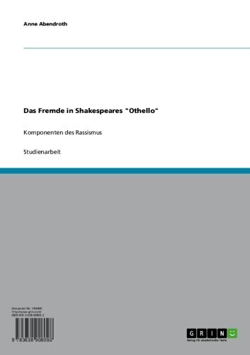 Das Fremde in Shakespeares 'Othello' main product photo