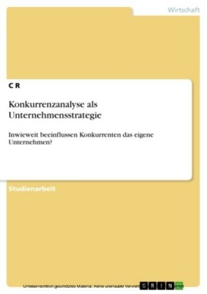 Konkurrenzanalyse als Unternehmensstrategie