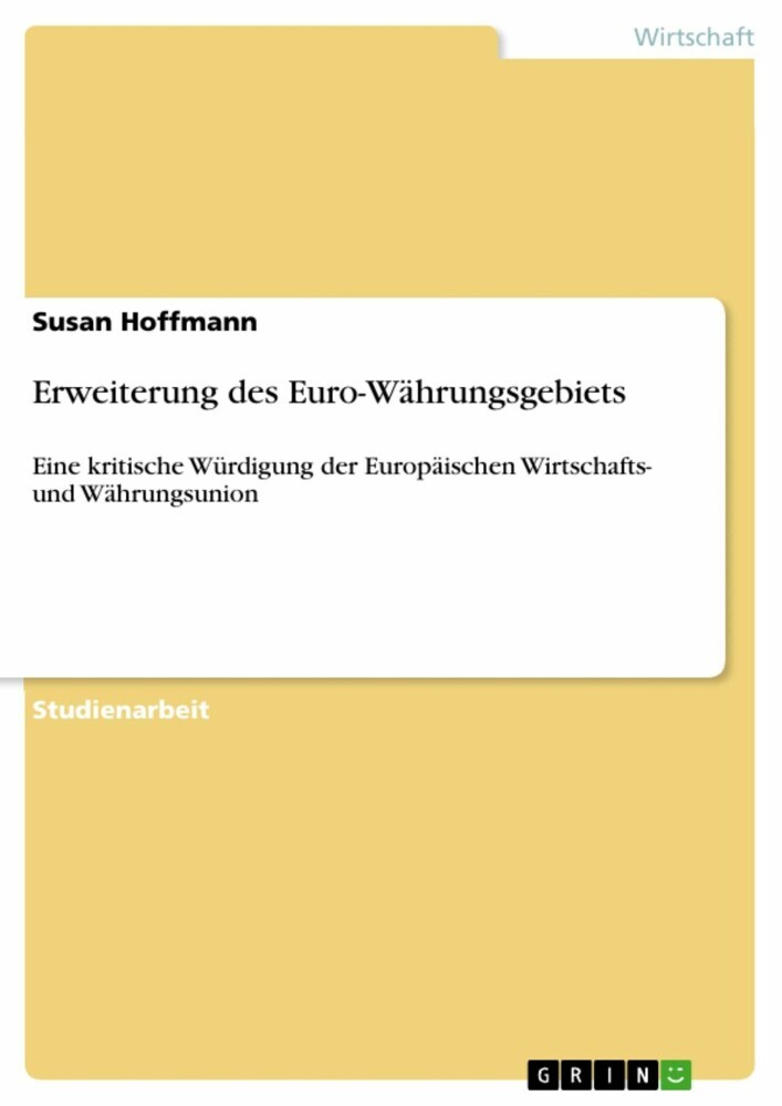 Erweiterung des Euro-Währungsgebiets main product photo