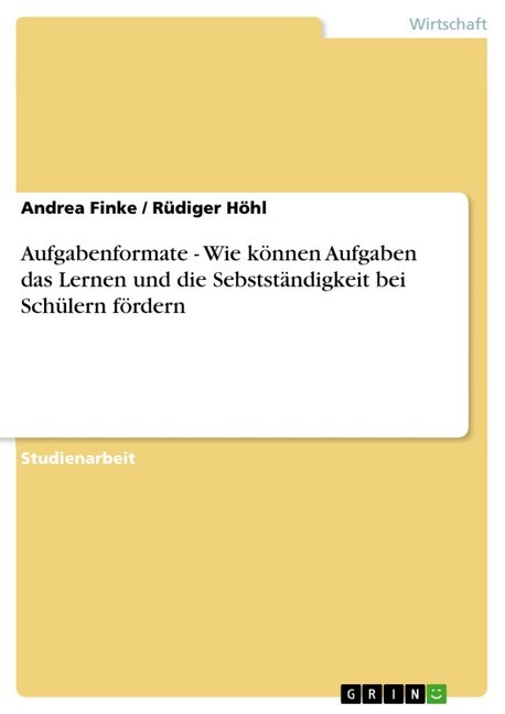 Aufgabenformate - Wie können Aufgaben das Lernen und die Sebstständigkeit bei Schülern fördern main product photo