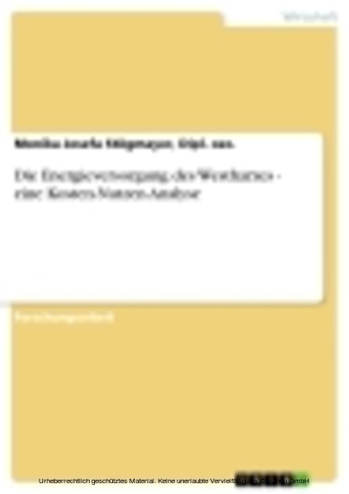 Die Energieversorgung des Westharzes - eine Kosten-Nutzen-Analyse main product photo